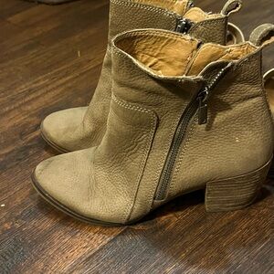 Lucky Brand Taupe Ankle Booties